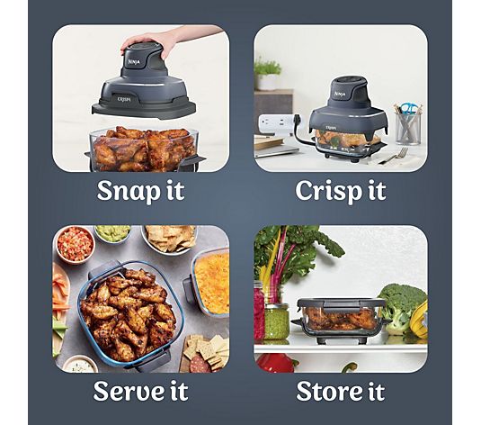 Ninja CRISPi 4-in-1 Portable Glass Air Fryer FN101UK