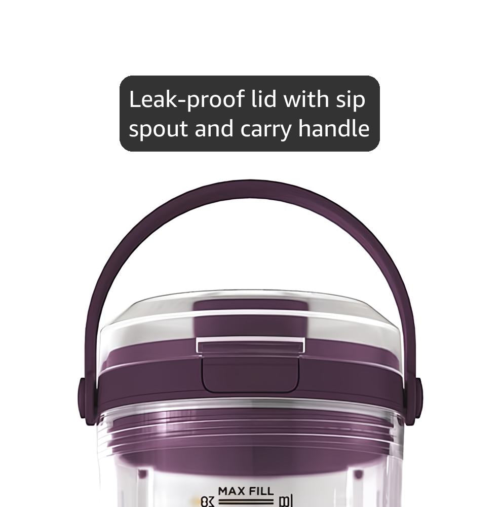 Ninja Blast Portable Blender, 530ml, Leakproof Lid & Sip Spout, Powerful Cordless Mini Blender, Rechargeable, Portable Smoothies, Protein Shakes, Blends Ice & Frozen Fruit, Purple, BC151UKPR