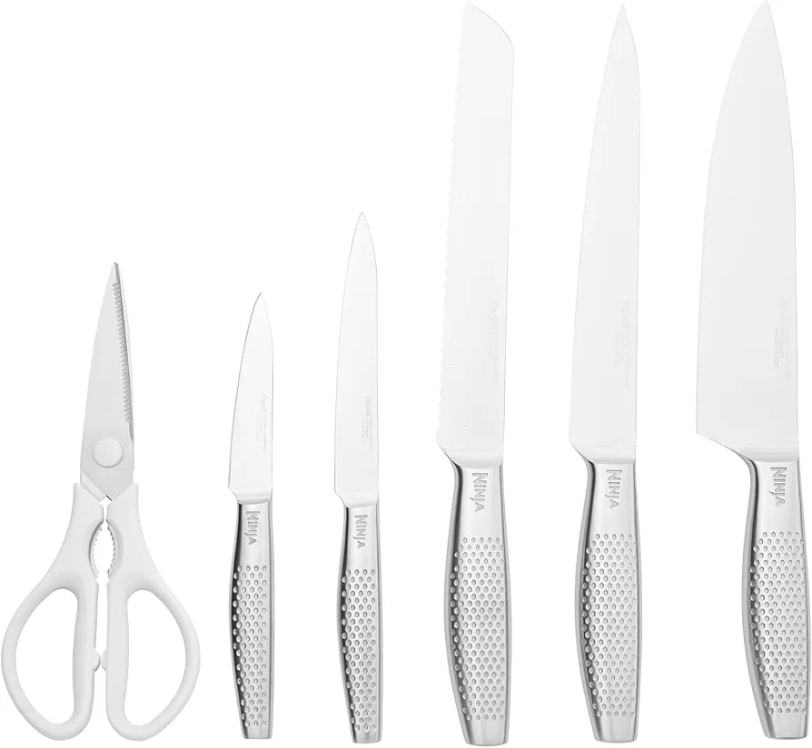 NINJA StaySharp white Knife block with Sharpener