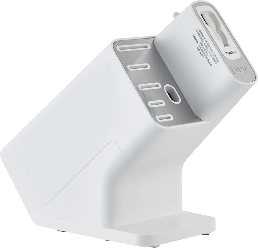 NINJA StaySharp white Knife block with Sharpener