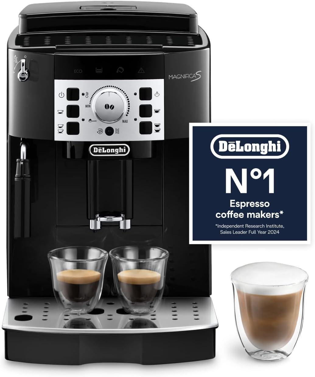 De’Longhi Magnifica S ECAM22.110.B Automatic Bean-to-Cup Coffee Machine – Espresso & Cappuccino Maker
