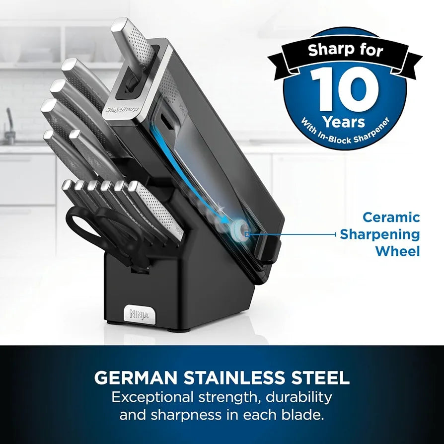 Ninja StaySharp 14-Piece Stainless Steel Knife Set