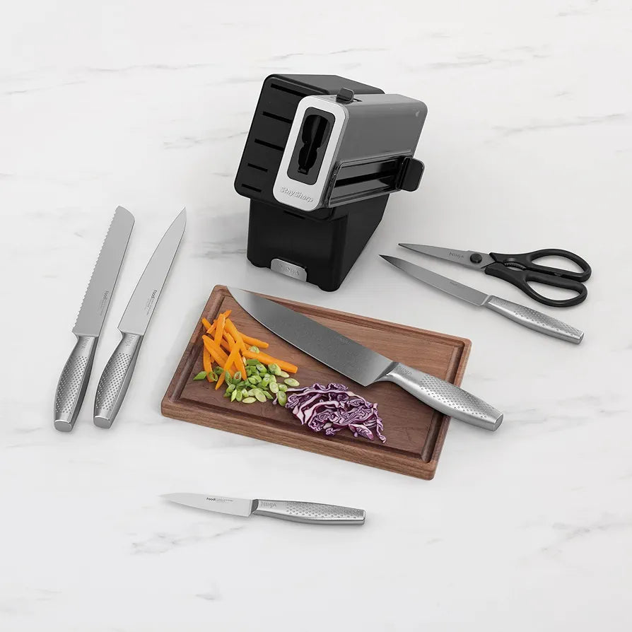 Ninja StaySharp Stainless 6-Piece Knife Set & Wood Block