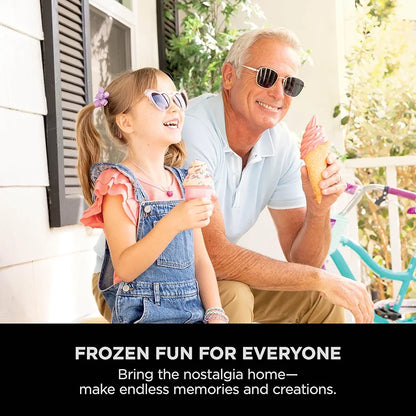 Ninja CREAMi Scoop and Swirl Soft Serve and Ice Cream Maker with 2x Tubs, 13 Functions, Makes Ice Cream, Soft Serve, Gelato, Sorbet, Milkshakes and More, Mix-In Option, Platinum Silver, NC701UK