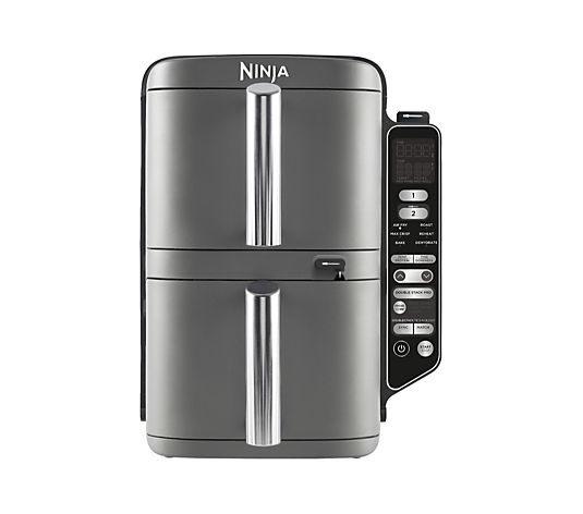Outlet Ninja Double Stack XL 2 Drawer 9.5L Air Fryer with Smart Cook SL451UK