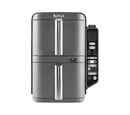 Outlet Ninja Double Stack XL 2 Drawer 9.5L Air Fryer with Smart Cook SL451UK