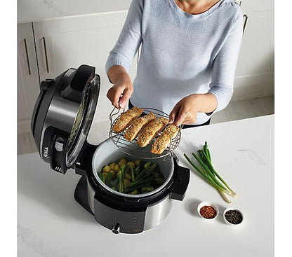 Ninja Food 11-in-1 6L Multi-Cooker OL550UK with Stackable Chopper