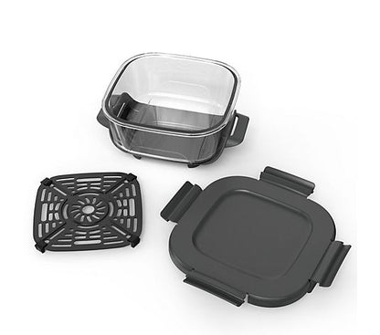 Ninja CRISPi 4-in-1 Glass Portable Air Fryer with Additional 2x 1.4L Containers