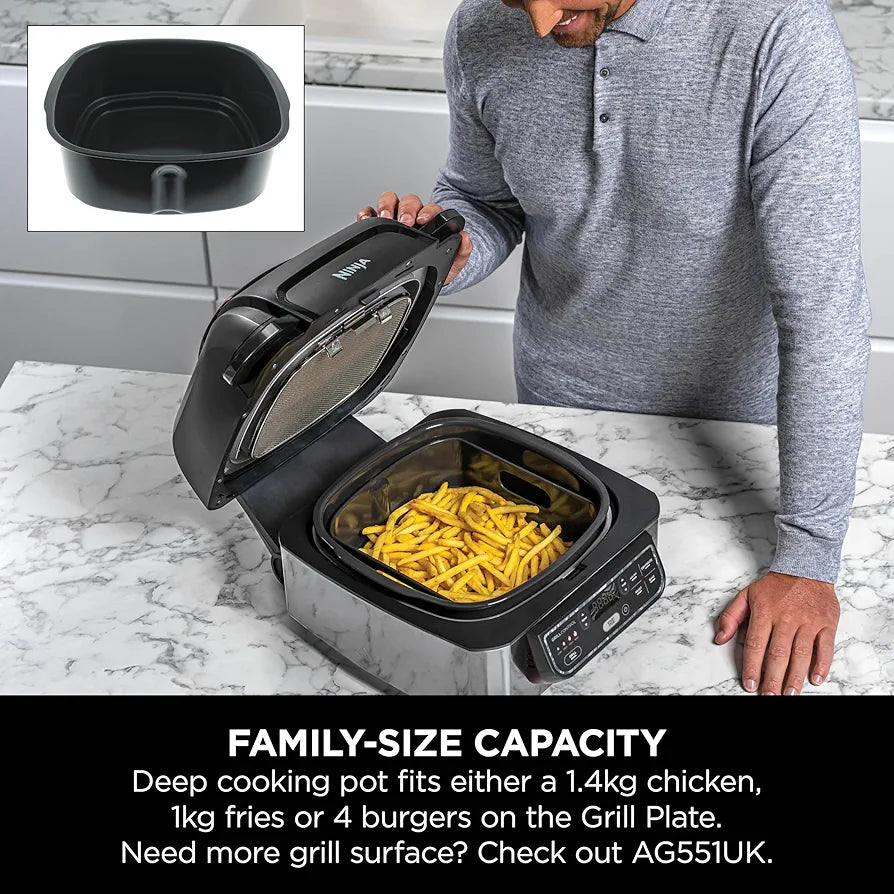 Ninja AG551UK Health Grill, Grey/Silver - Amazon Vine