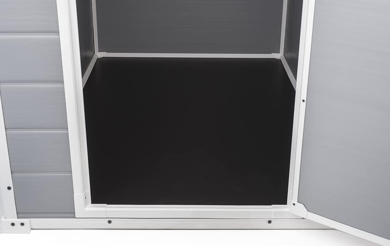 4 × 3 Ft Outdoor Garden Storage Shed – Grey
